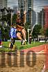 Fotos del salto en largo - mujeres mayores