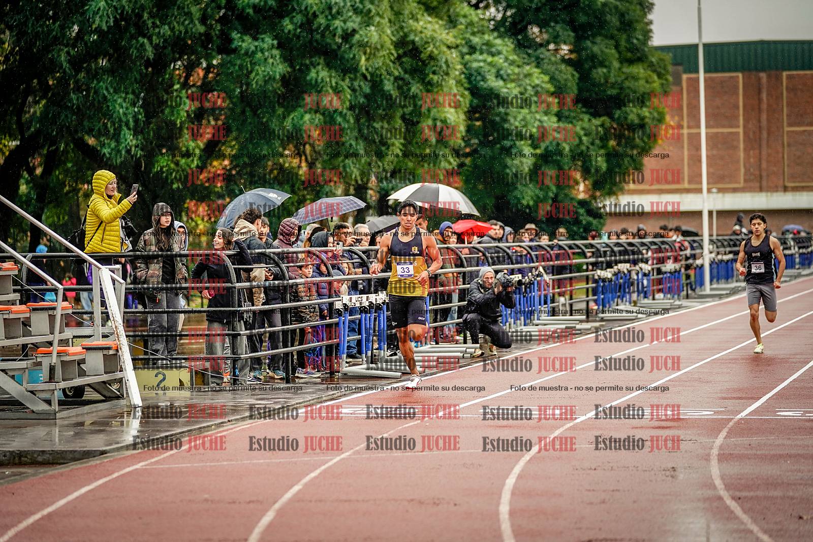 Fotos de los 400 m de varones