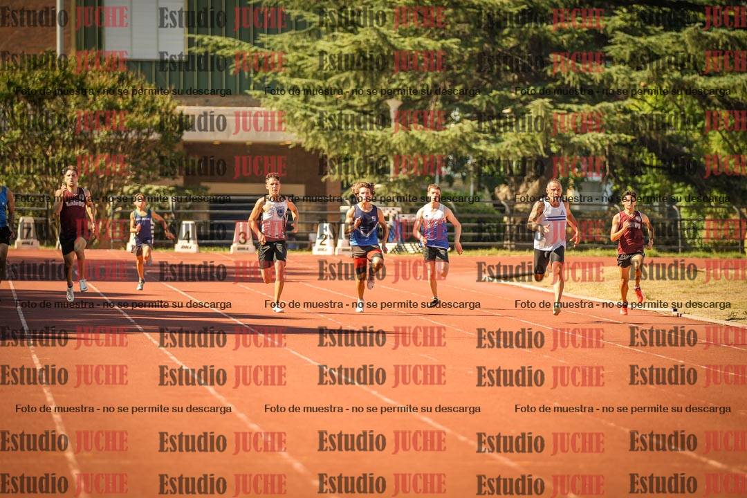 Fotos de los 200 m llanos de varones