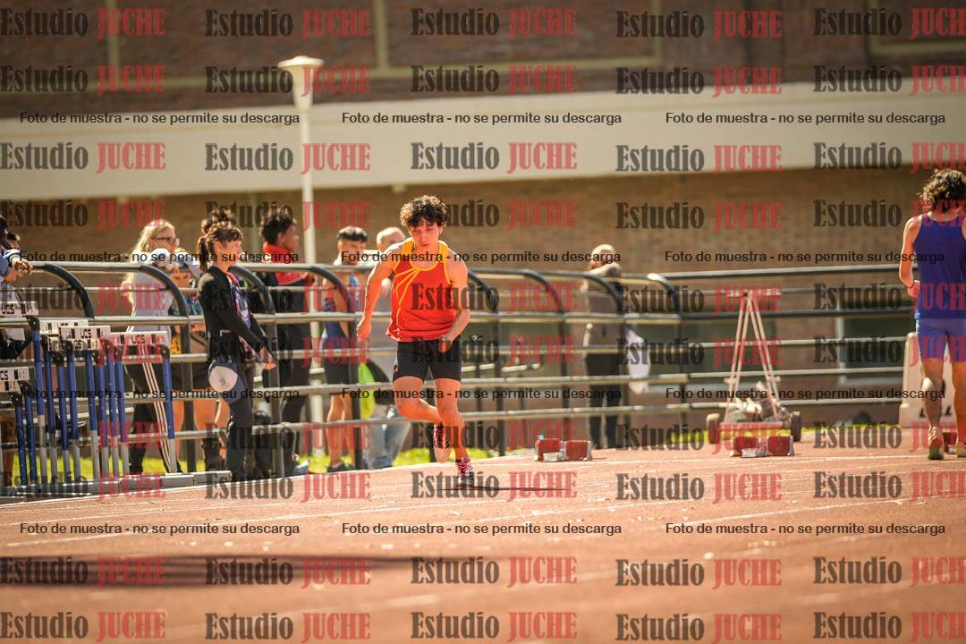 Fotos de los 100 m llanos de varones