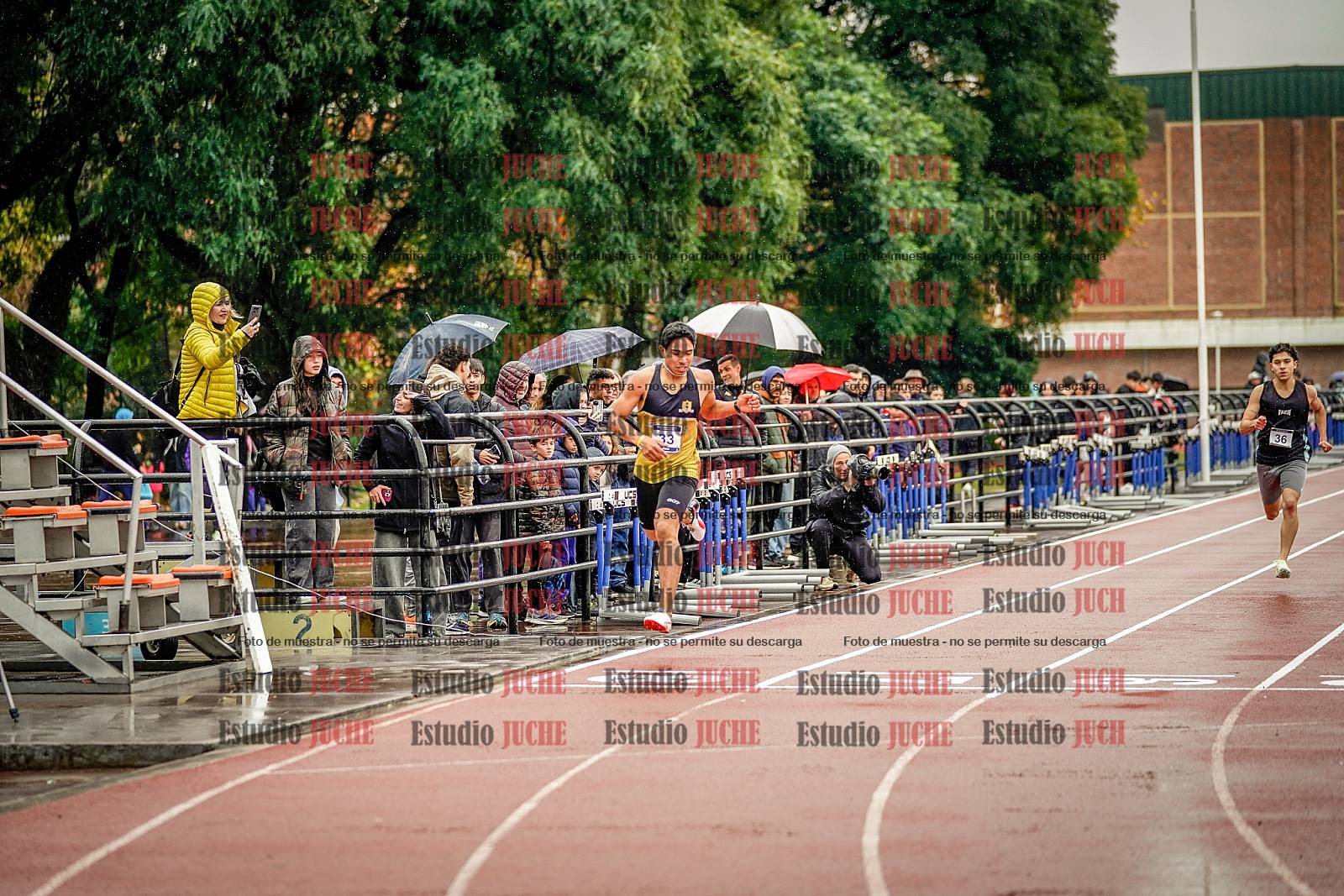 Fotos de los 400 m de varones