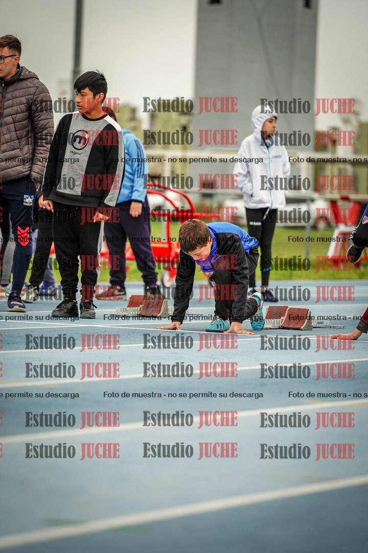 Fotos de los 50 m llanos de varones - U12