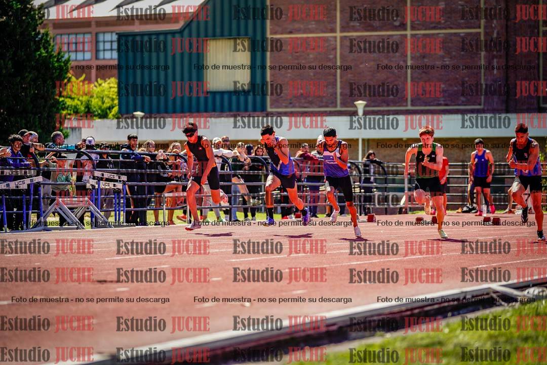 Fotos de los 100 m de varones