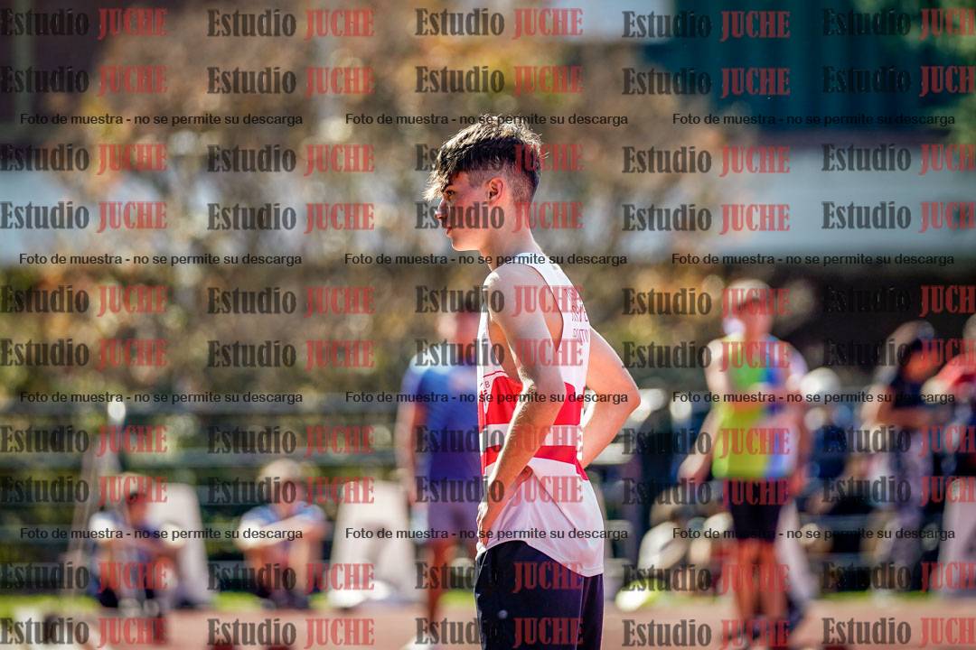 Fotos de los 100 m llanos de varones