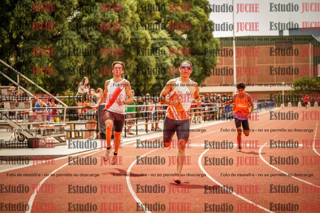 Fotos de los 200 m llanos de varones
