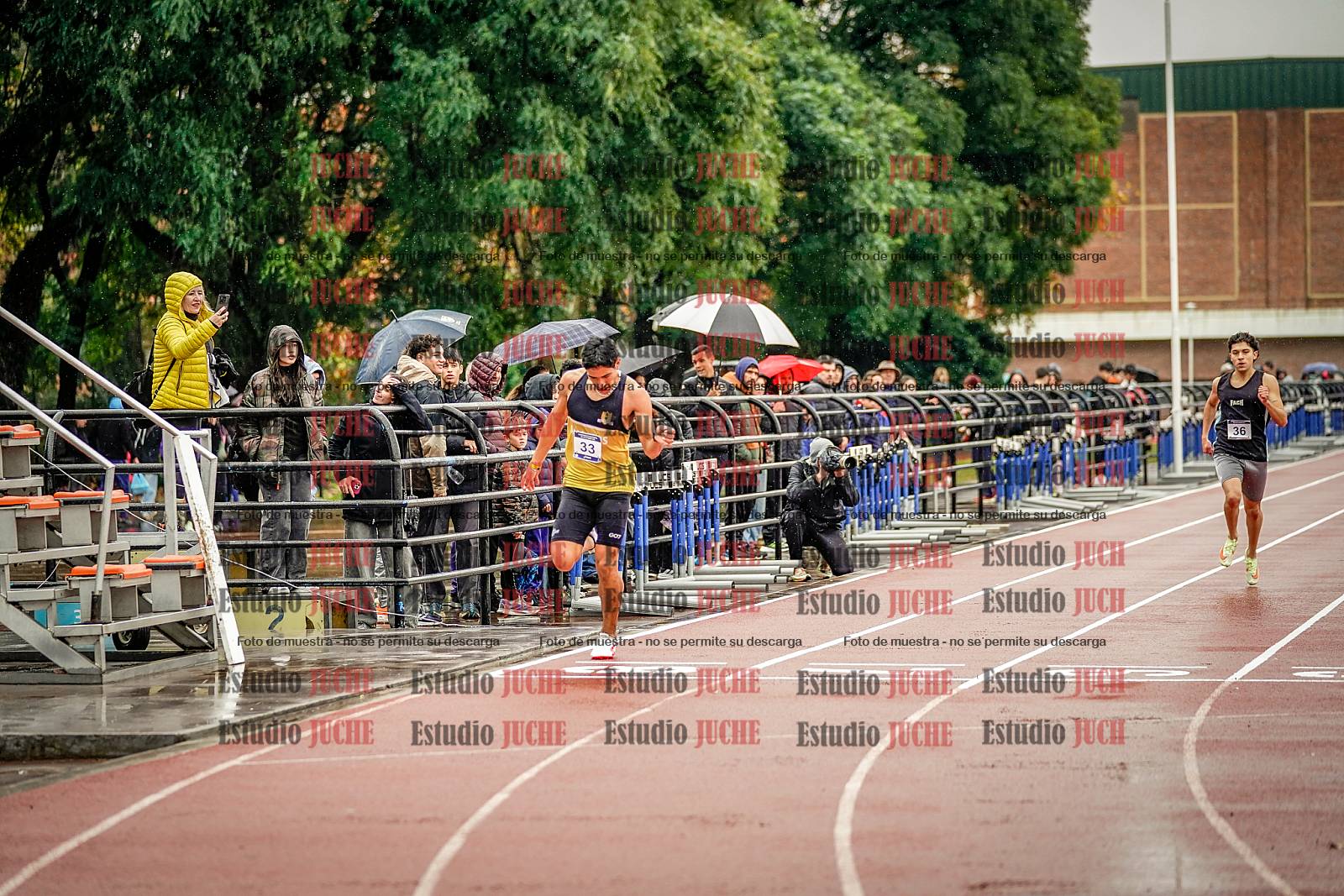 Fotos de los 400 m de varones