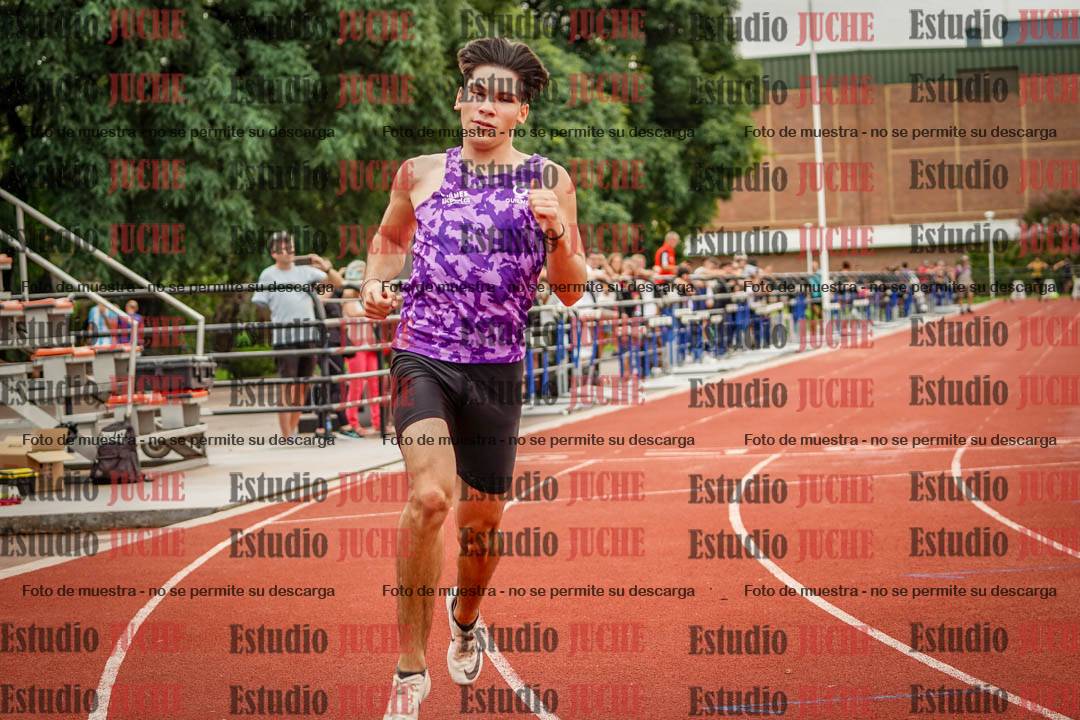 Fotos de los 100 m llanos de varones