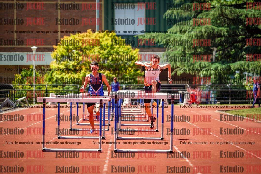 Fotos de los 110 m con vallas de varones