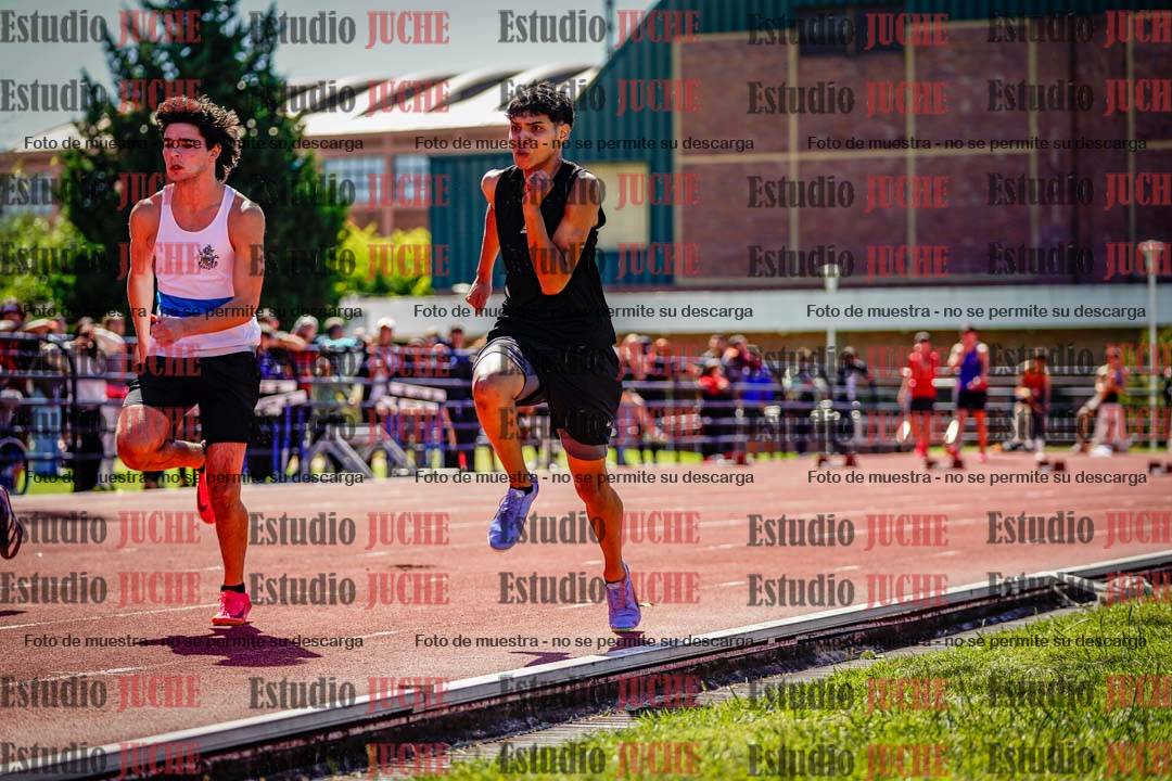 Fotos de los 100 m de varones