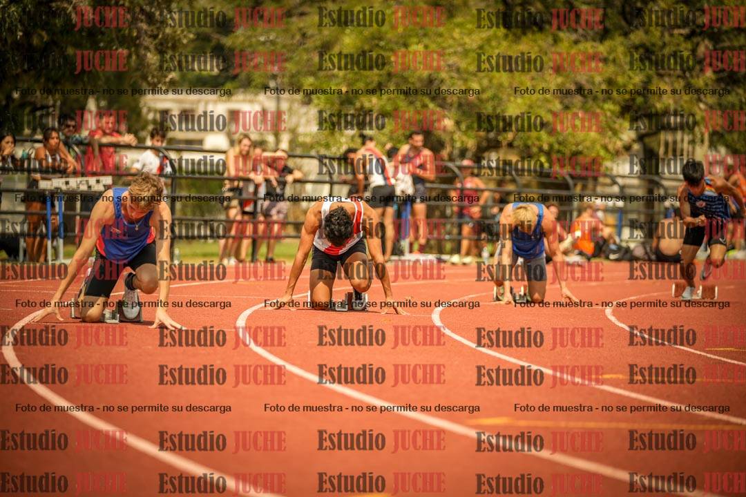 Fotos de los 200 m llanos de varones