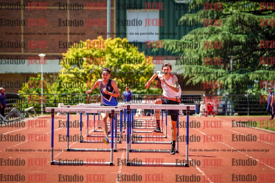 Fotos de los 110 m con vallas de varones