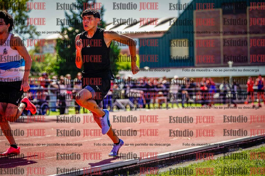 Fotos de los 100 m de varones