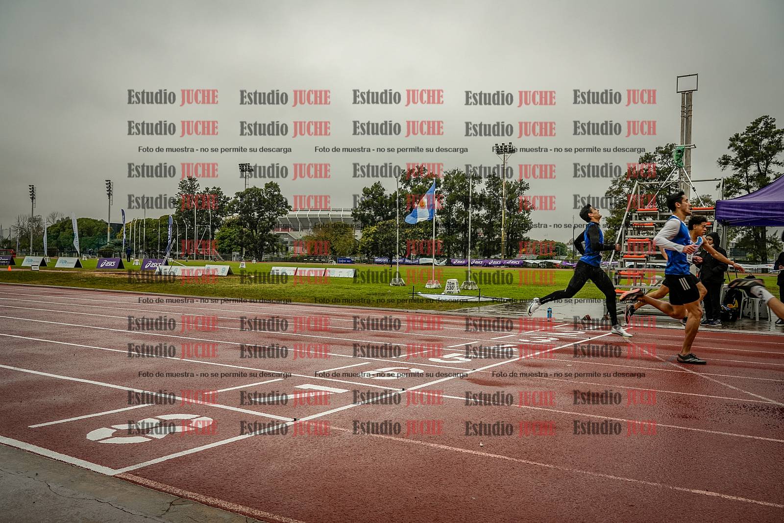 Fotos de los 400 m de varones