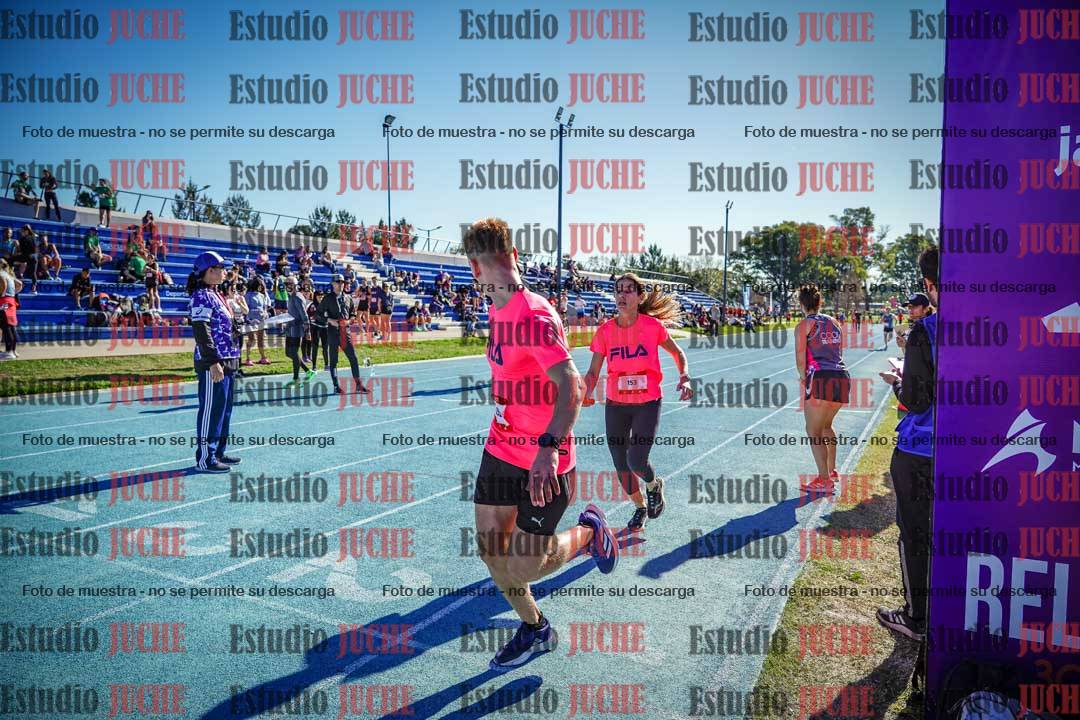 Fotos durante los relevos