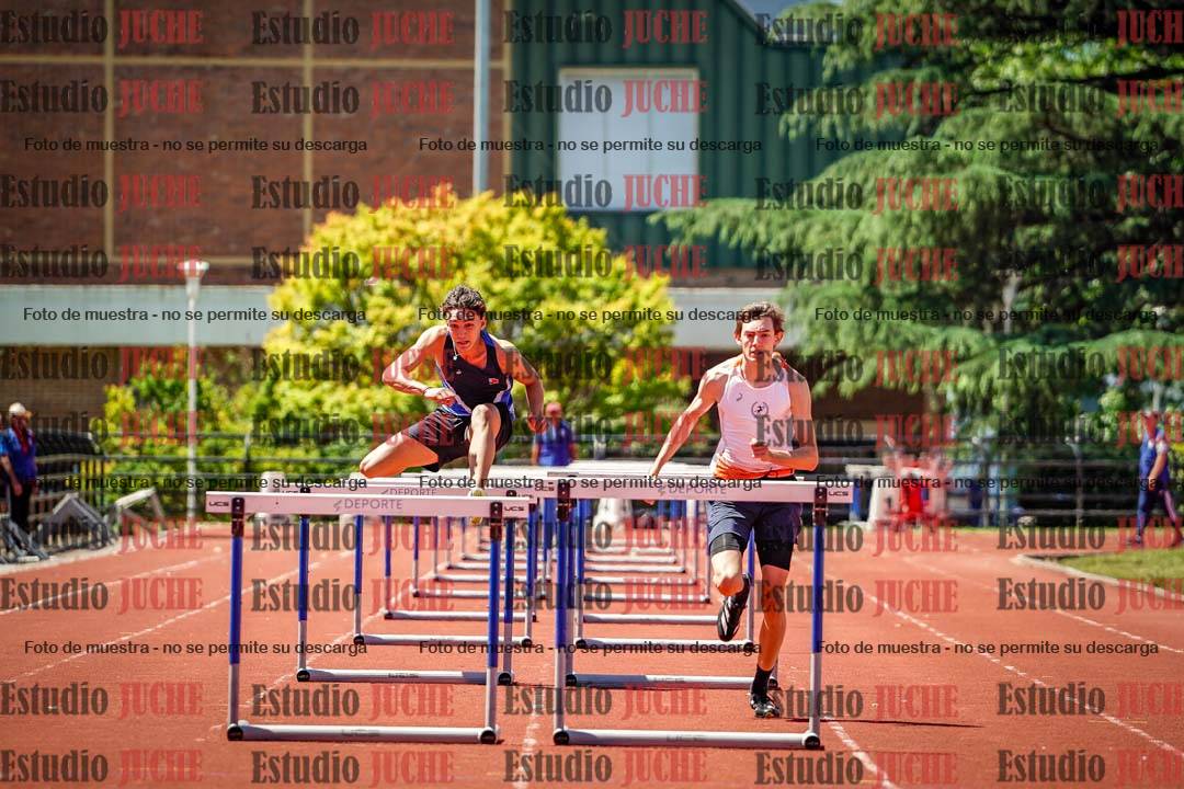 Fotos de los 110 m con vallas de varones