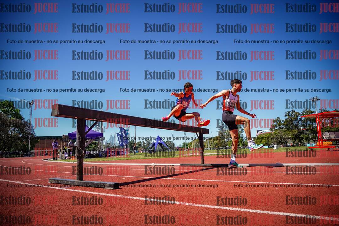 Fotos de los 3000 m con obstáculos de varones