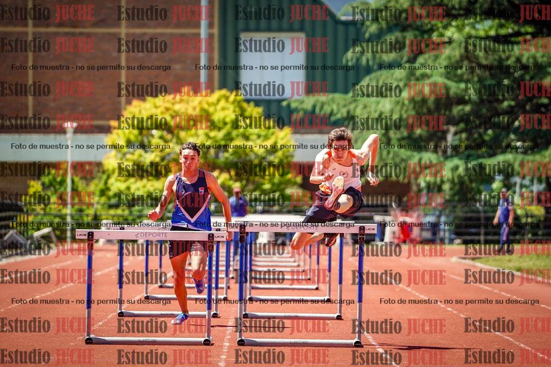 Fotos de los 110 m con vallas de varones