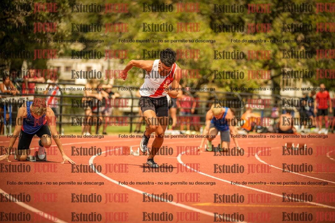 Fotos de los 200 m llanos de varones