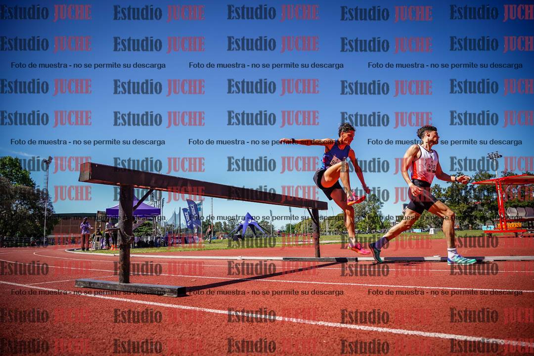 Fotos de los 3000 m con obstáculos de varones