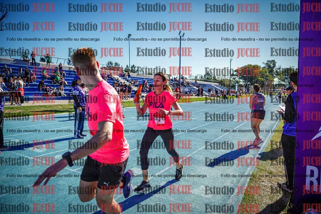 Fotos durante los relevos