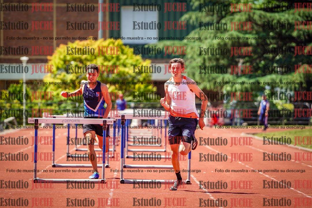 Fotos de los 110 m con vallas de varones