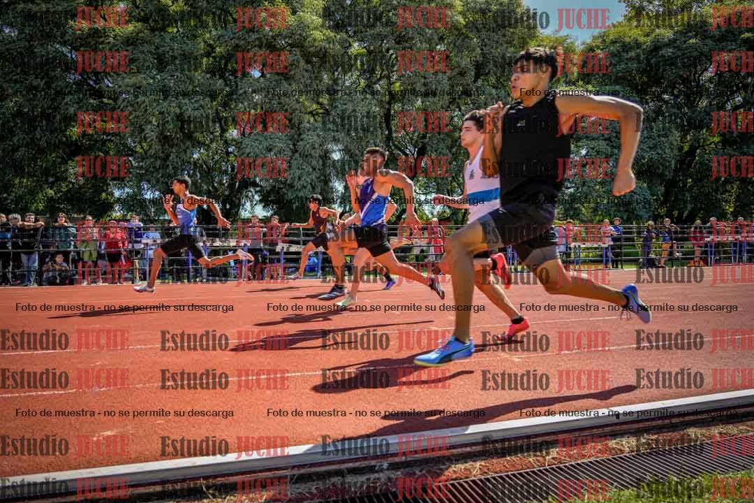 Fotos de los 100 m de varones