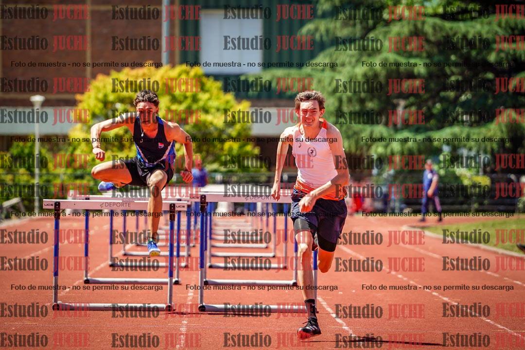 Fotos de los 110 m con vallas de varones