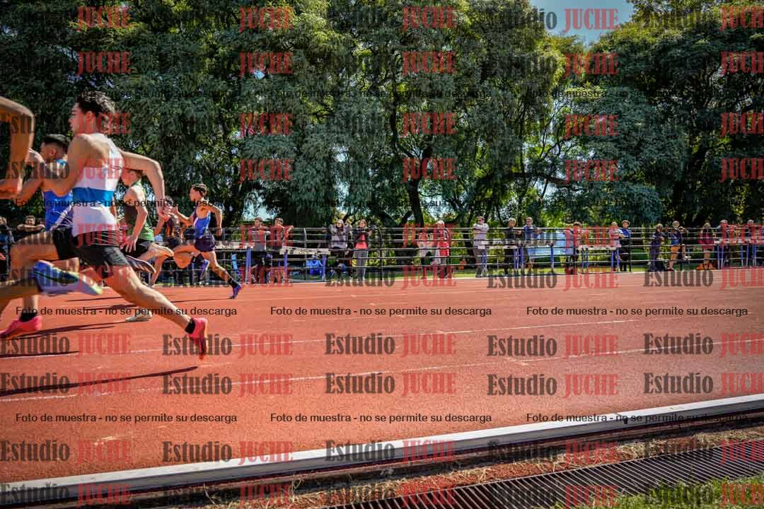 Fotos de los 100 m de varones