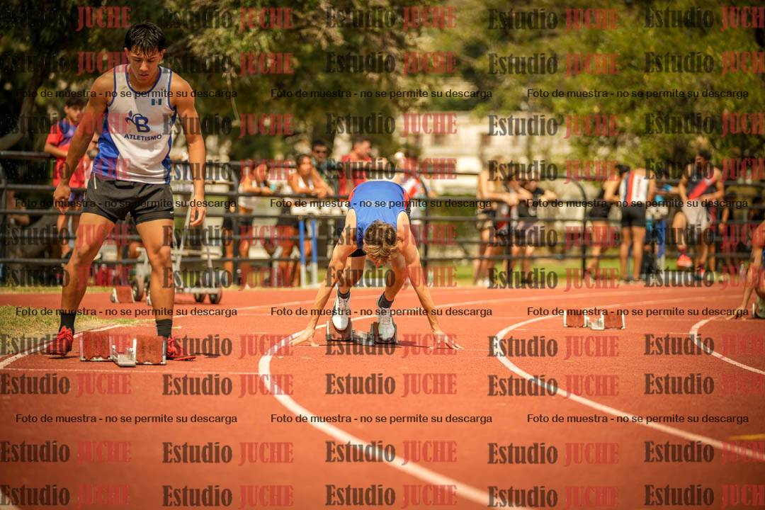 Fotos de los 200 m llanos de varones