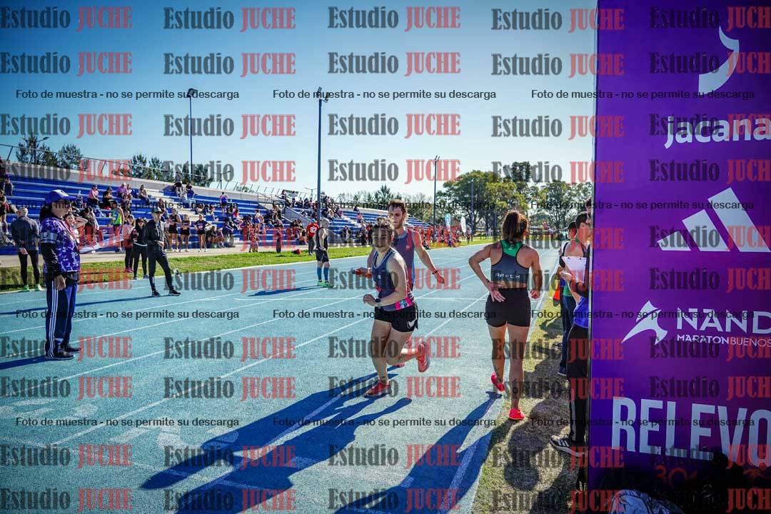 Fotos durante los relevos