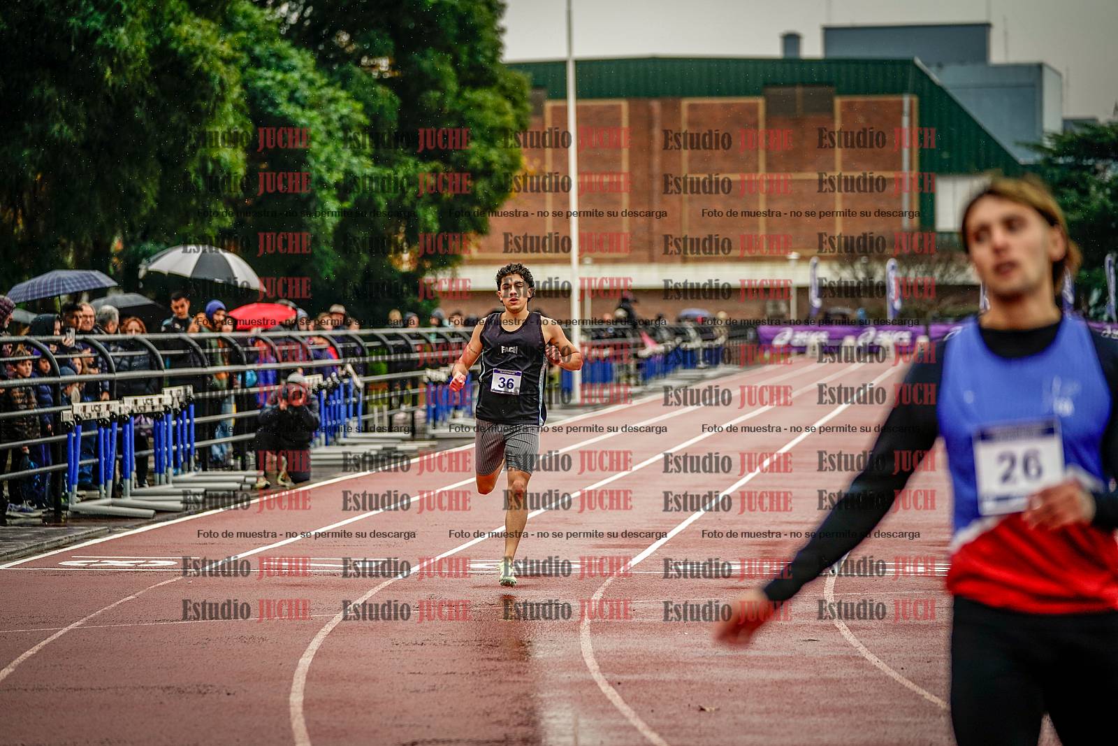 Fotos de los 400 m de varones