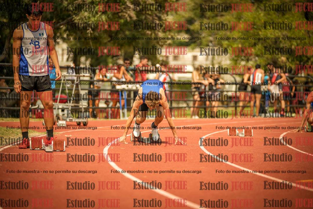 Fotos de los 200 m llanos de varones