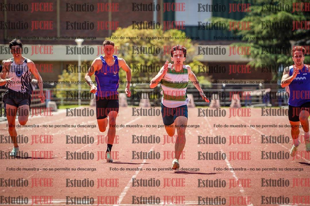 Fotos de los 200 m llanos de varones
