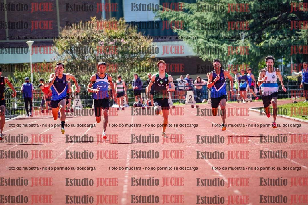 Fotos de los 100 m de varones