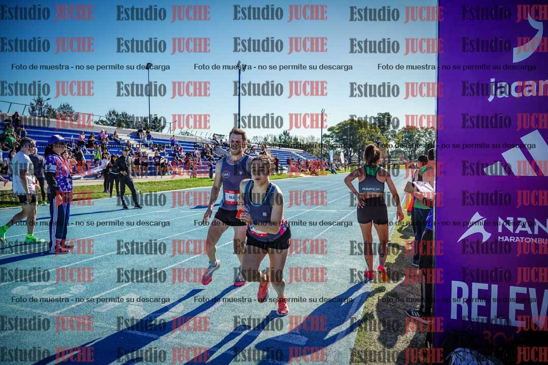 Fotos durante los relevos