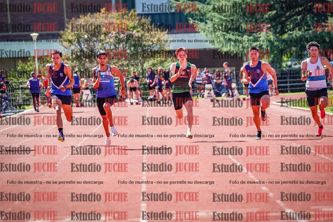 Fotos de los 100 m de varones