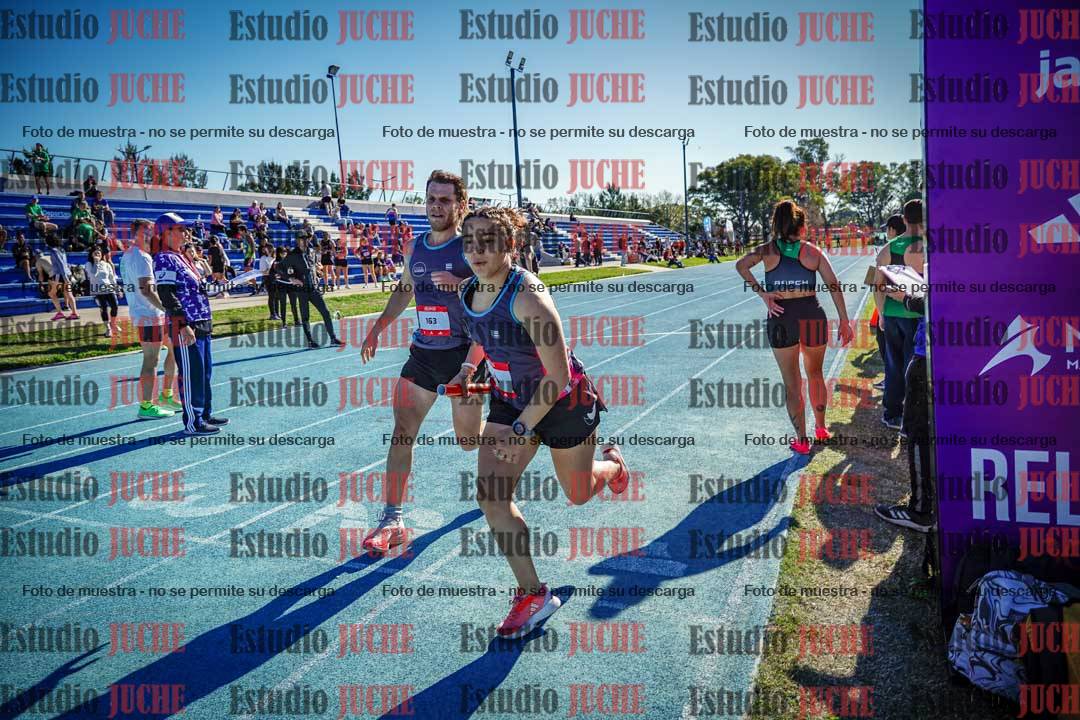 Fotos durante los relevos