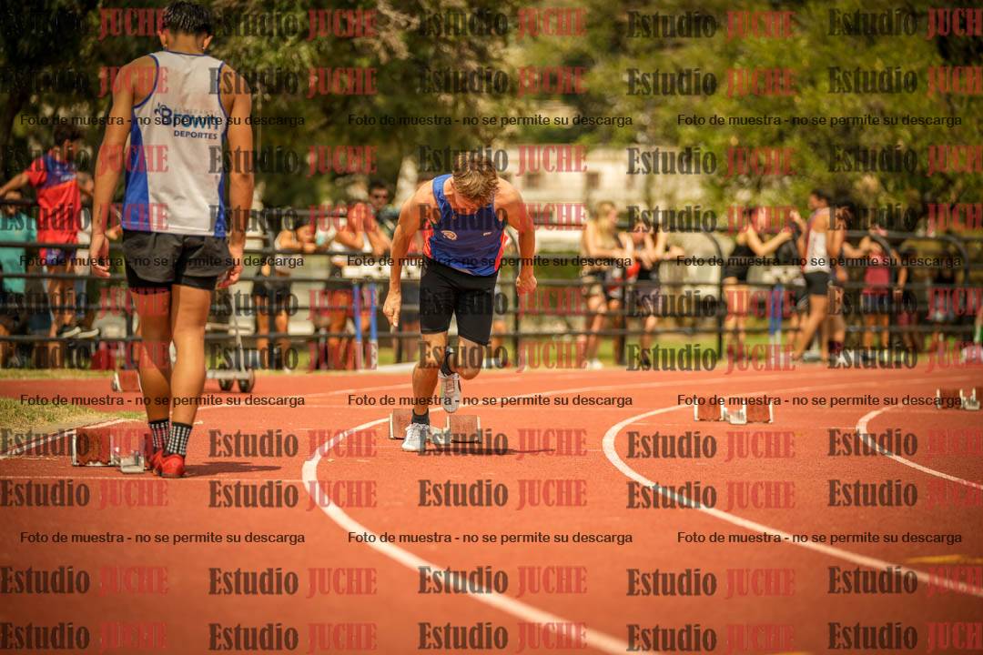 Fotos de los 200 m llanos de varones