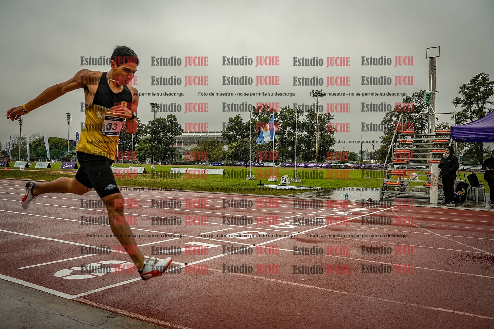 Fotos de los 400 m de varones