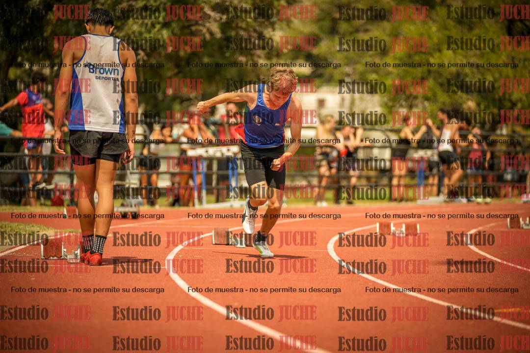 Fotos de los 200 m llanos de varones