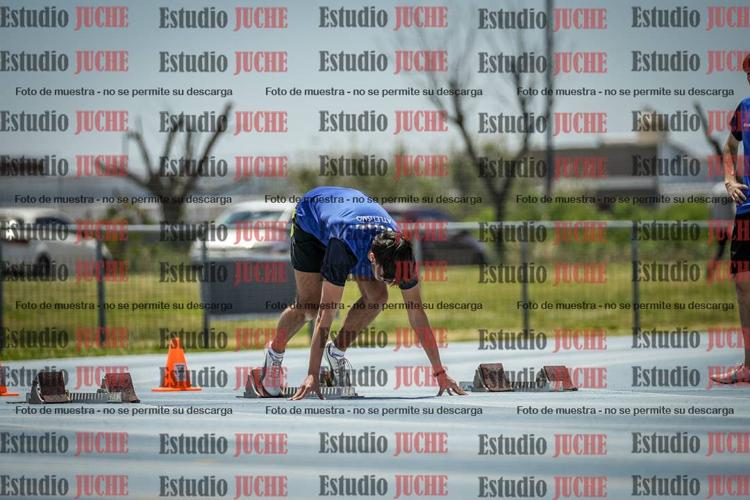 Fotos de los 100 m llanos de varones