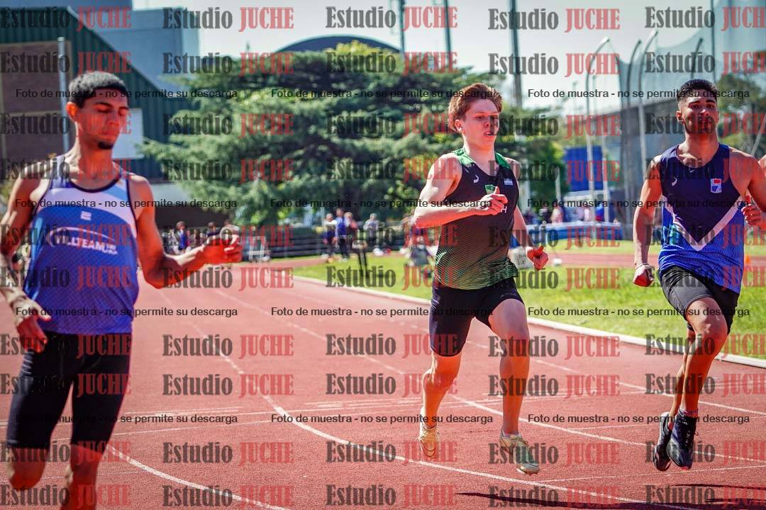 Fotos de los 100 m de varones