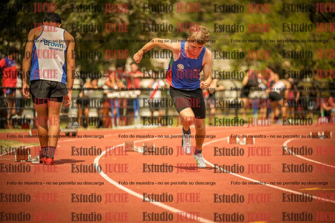 Fotos de los 200 m llanos de varones