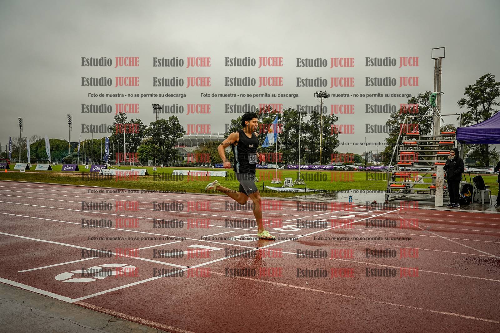Fotos de los 400 m de varones
