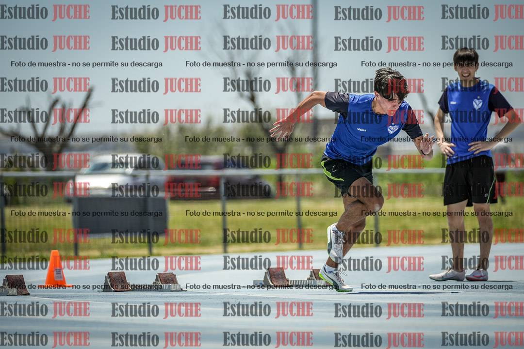 Fotos de los 100 m llanos de varones