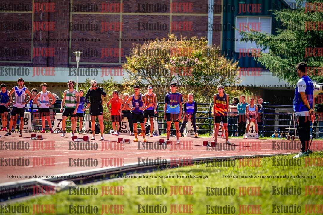 Fotos de los 100 m de varones