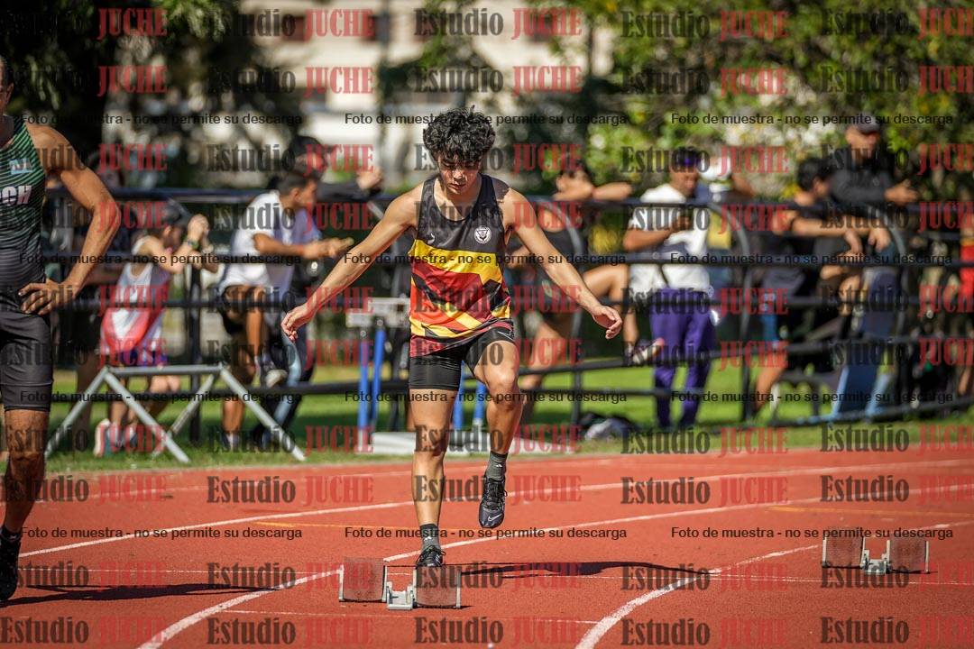 Fotos de los 200 m llanos de varones