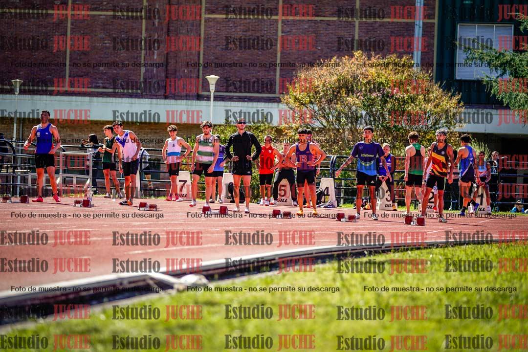 Fotos de los 100 m de varones