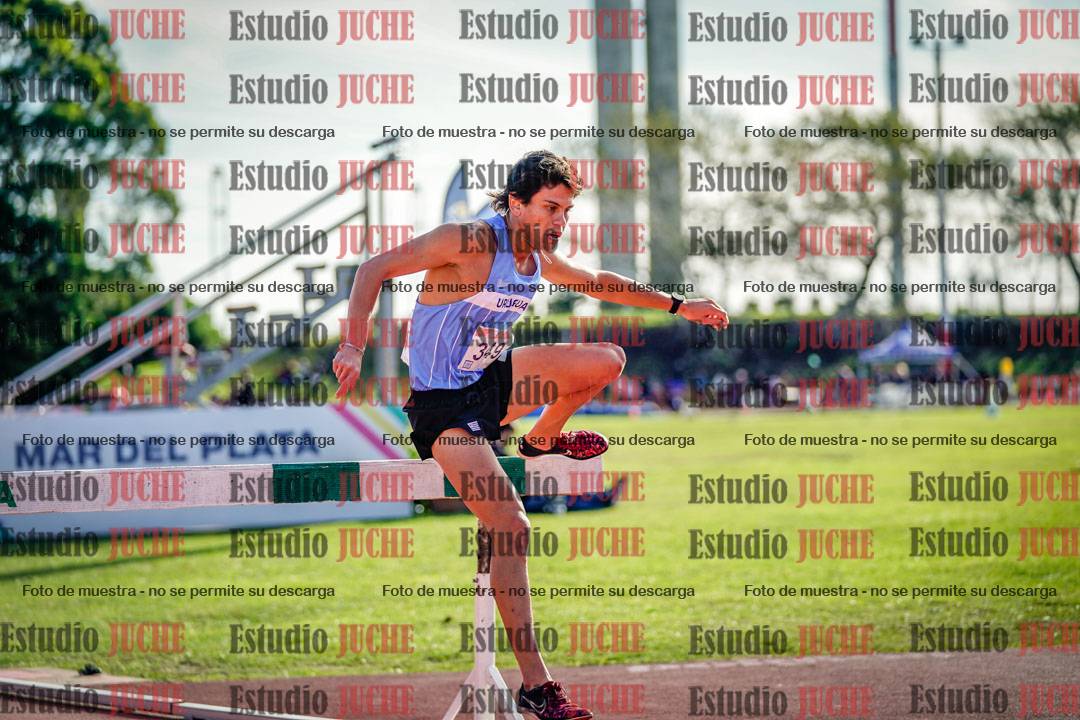 Fotos de los 3000 m con obstáculos de varones