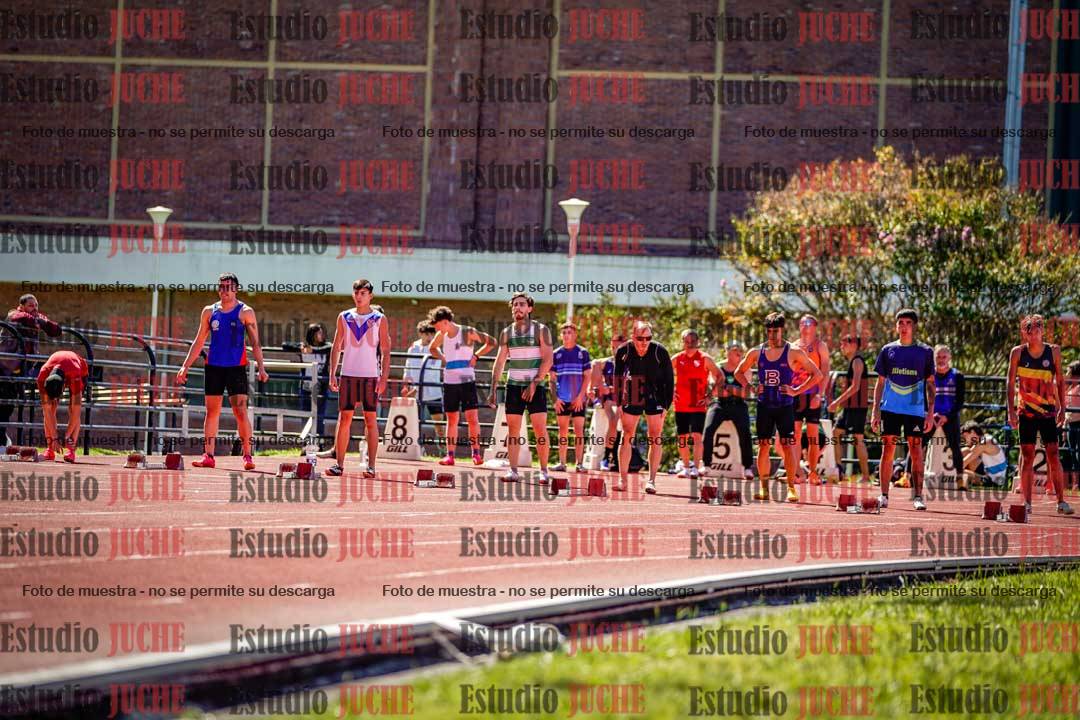 Fotos de los 100 m de varones